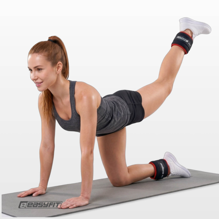 Утяжелители EasyFit Comfort 2,5 кг для ног и рук с металлом (пара)