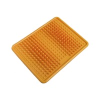 Ортопедический массажный коврик для стоп EasyFit Acupoint с шипами оранжевый