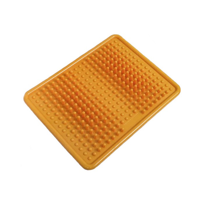 Ортопедический массажный коврик для стоп EasyFit Acupoint с шипами оранжевый