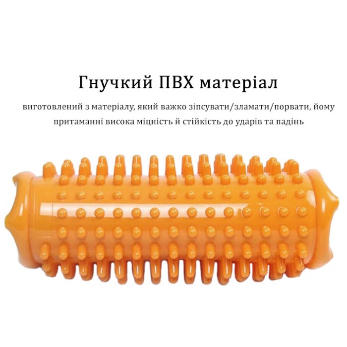 Ортопедический массажный коврик для стоп EasyFit Acupoint с шипами оранжевый