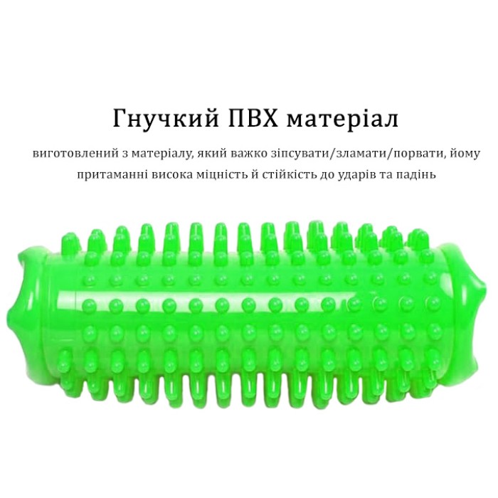 Ортопедический массажный коврик для стоп EasyFit Acupoint с шипами зеленый