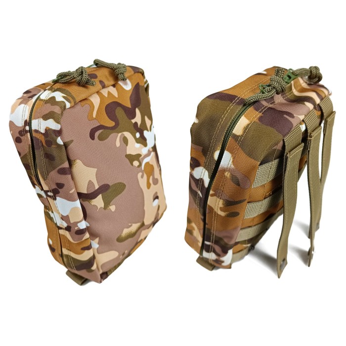 Подсумок аптечка тактическая MOLLE Multicam Arid для РПС, разгрузки или жилета