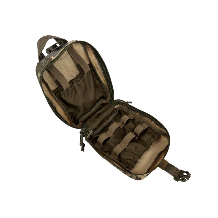 Подсумок аптечка быстросъемная тактическая MOLLE пиксель ВСУ MM-14 для РПС, разгрузки или жилет