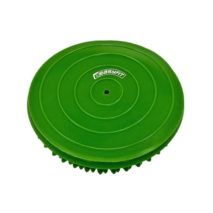 Полусфера массажная киндербол EasyFit 16 см мягкая зеленая