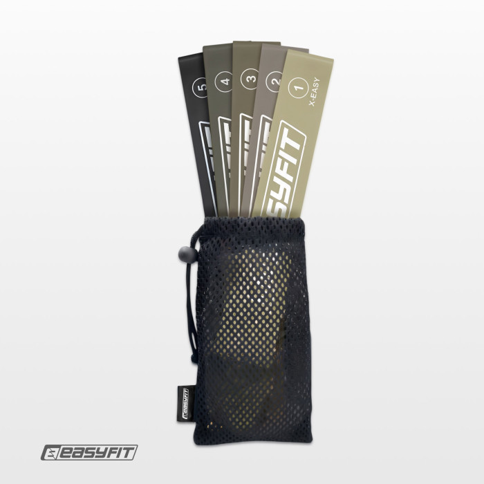 Резинки для фітнесу EasyFit MonoBand набір 5 шт