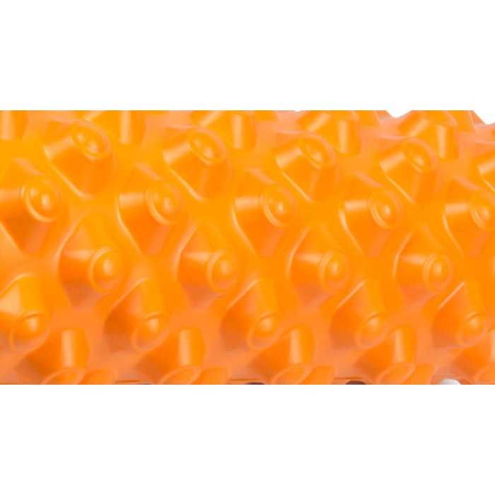 Массажный ролик EasyFit Grid Roller Extreme 33 см Оранжевый