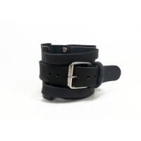 Манжета EasyFit F8 черная для тяги на тренажере (кожа)