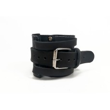 Манжета EasyFit F8 черная для тяги на тренажере (кожа)