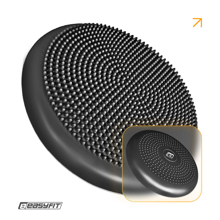 Балансувальна масажна подушка EasyFit Чорний