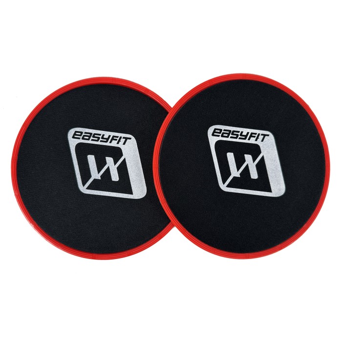 Диски для глайдинга EasyFit красные (пара)