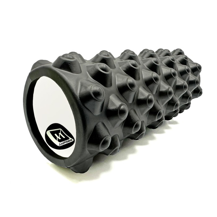 Массажный ролик EasyFit Grid Roller Extreme 33 см Черный