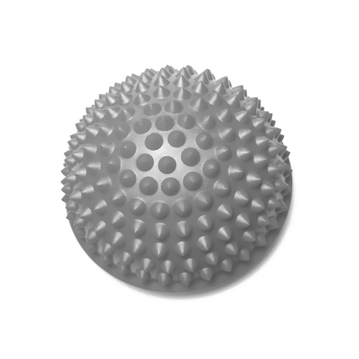 Полусфера массажная киндербол EasyFit 15 см жесткая серая