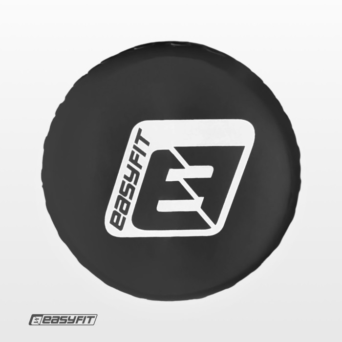 Масажний ролер EasyFit Foam Roller 45 см Чорний