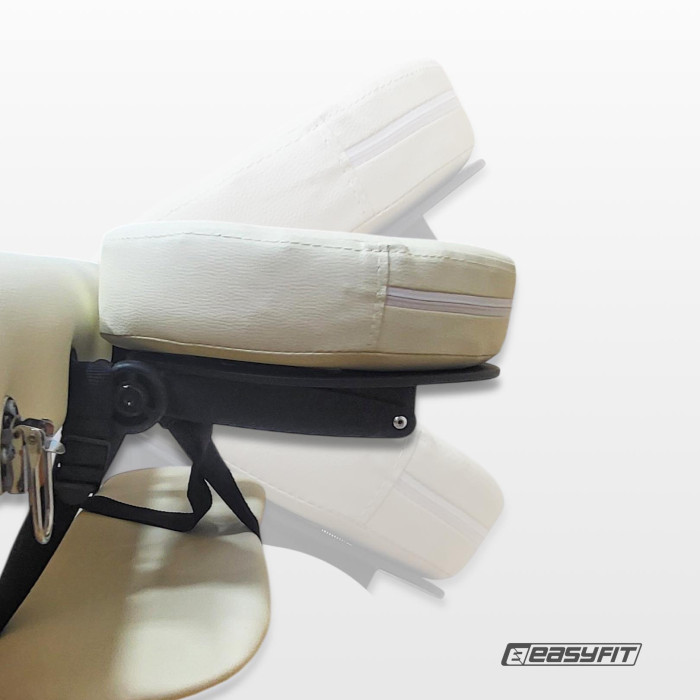 Масажний стіл EasyFit ZenRest кушетка складна Бежевий з чохлом