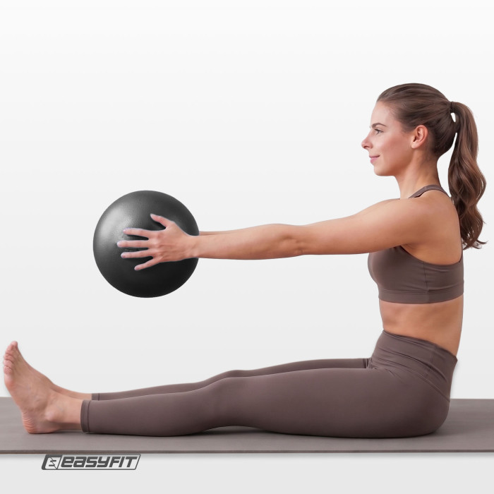 Мяч для пилатеса EasyFit 25 см черный