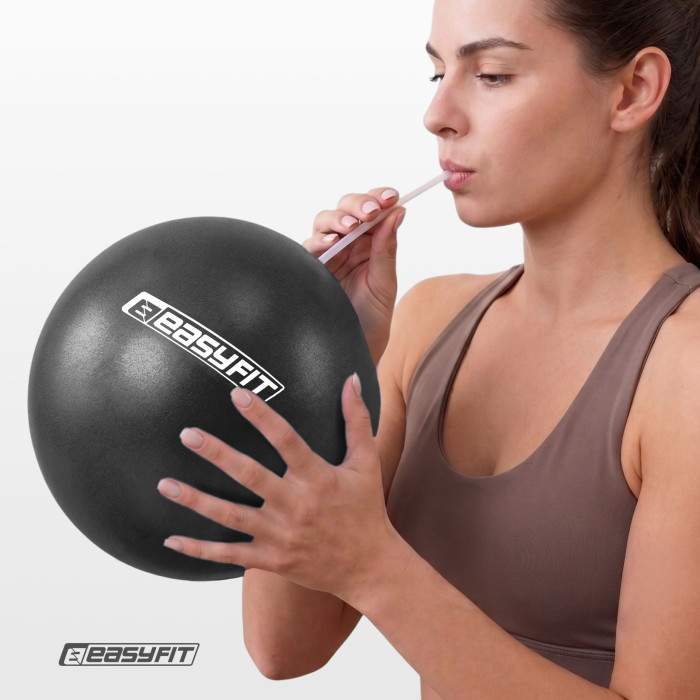 Мяч для пилатеса EasyFit 25 см черный