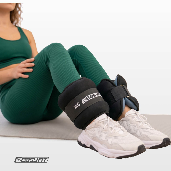 Обтяжувачі EasyFit Comfort 3 кг для ніг та рук з металом (пара)