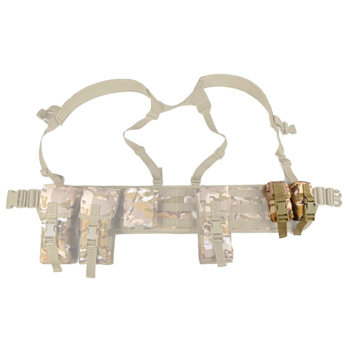 Подсумок гранатный двойной Multicam Arid (MOLLE, подсумок для гранат на разгрузку, жилет, РПС)