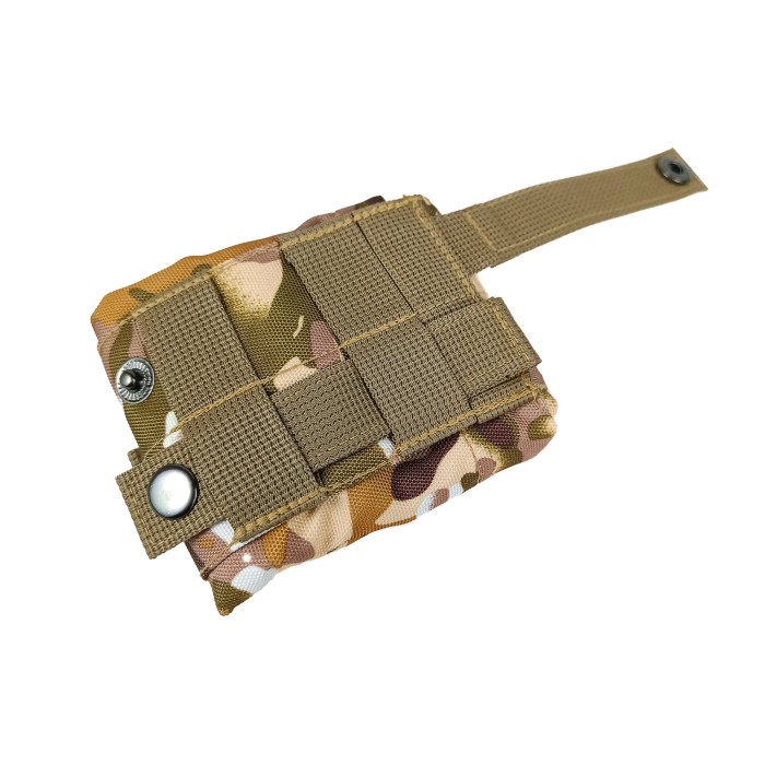 Подсумок для сброса магазинов мультикам степной Multicam Arid (MOLLE, на тактический пояс, разгрузку, РПС)