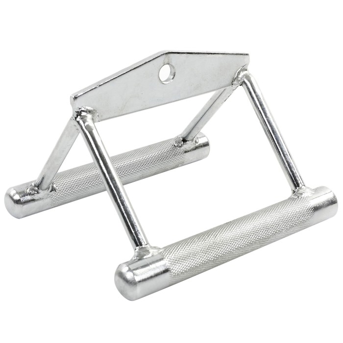 Ручка для нижней тяги двойная EasyFit хромированная