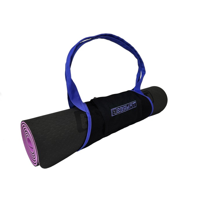Сумка-переноска EasyFit для йога-коврика Синяя