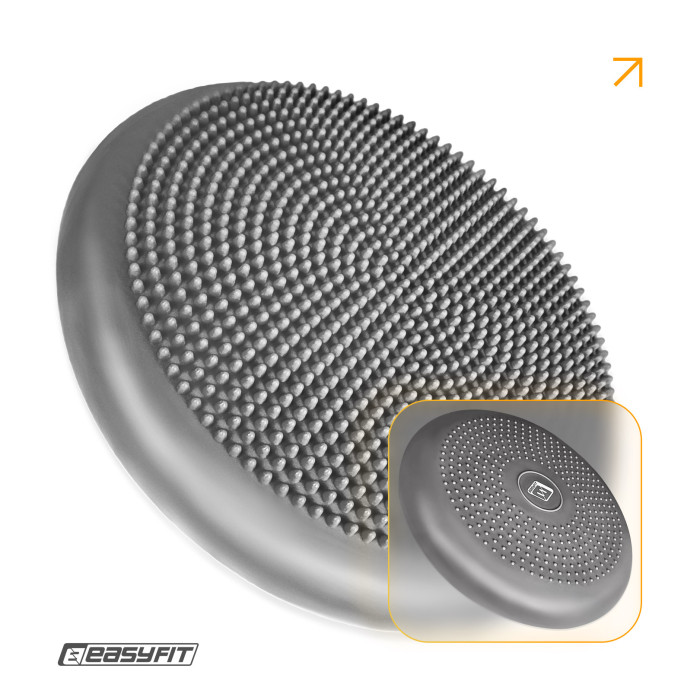 Балансувальна масажна подушка EasyFit Сірий