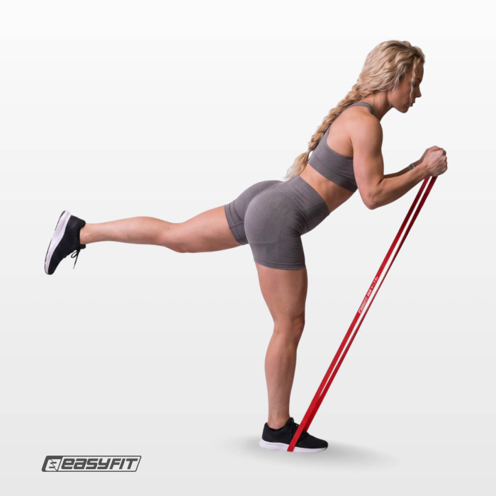 Резиновая петля EasyFit 2-15 кг красная