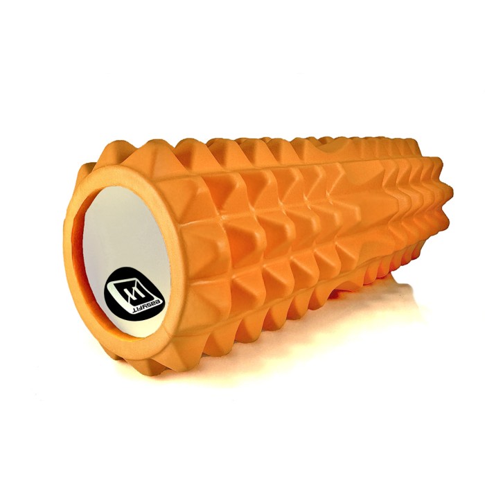 Массажный ролик EasyFit Grid Roller 33 см v.1.2 Оранжевый
