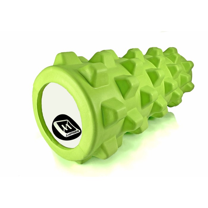 Массажный ролик EasyFit Grid Roller PRO 33 см Салатовый