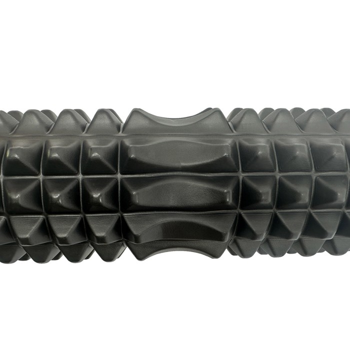 Массажный ролик EasyFit Grid Roller 45 см v.2.2 Черный