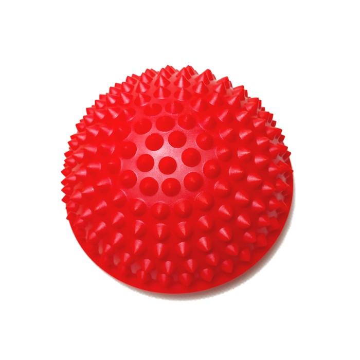 Полусфера массажная киндербол EasyFit 15 см жесткая красная