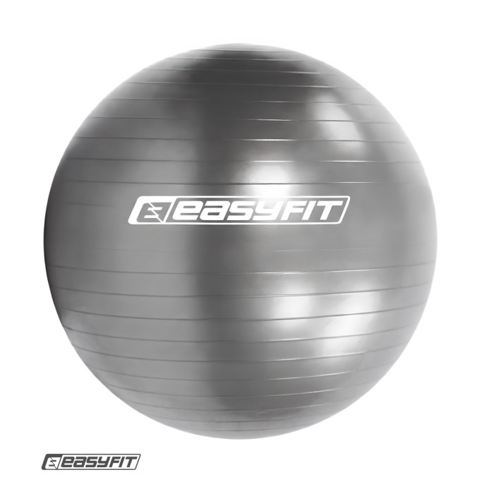 М'яч для фітнеса EasyFit 55 см сірий