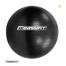 Мяч для фитнеса EasyFit BalanceBall 55 см черный