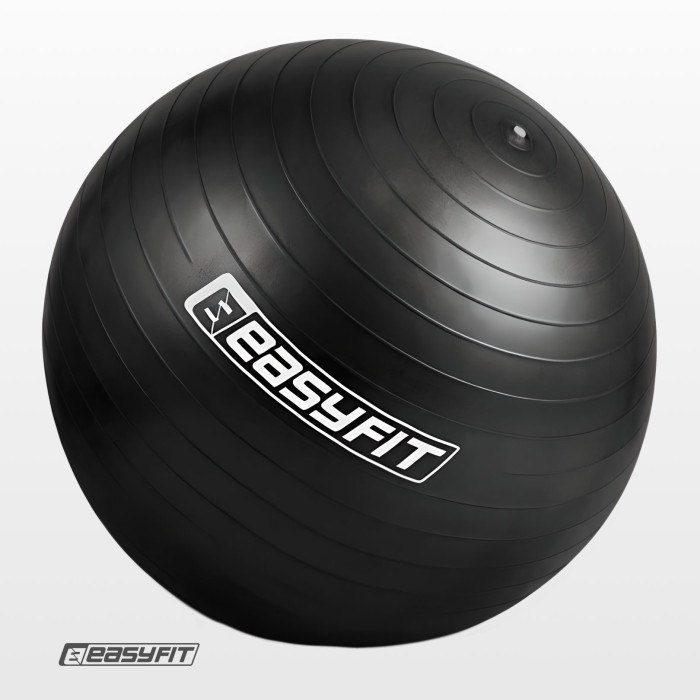Мяч для фитнеса EasyFit BalanceBall 55 см черный