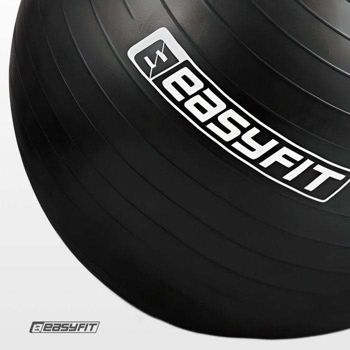 Мяч для фитнеса EasyFit BalanceBall 55 см черный