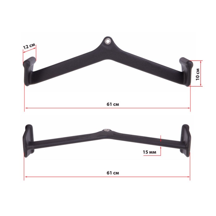 Ручка для тяги EasyFit с широким хватом 61 см