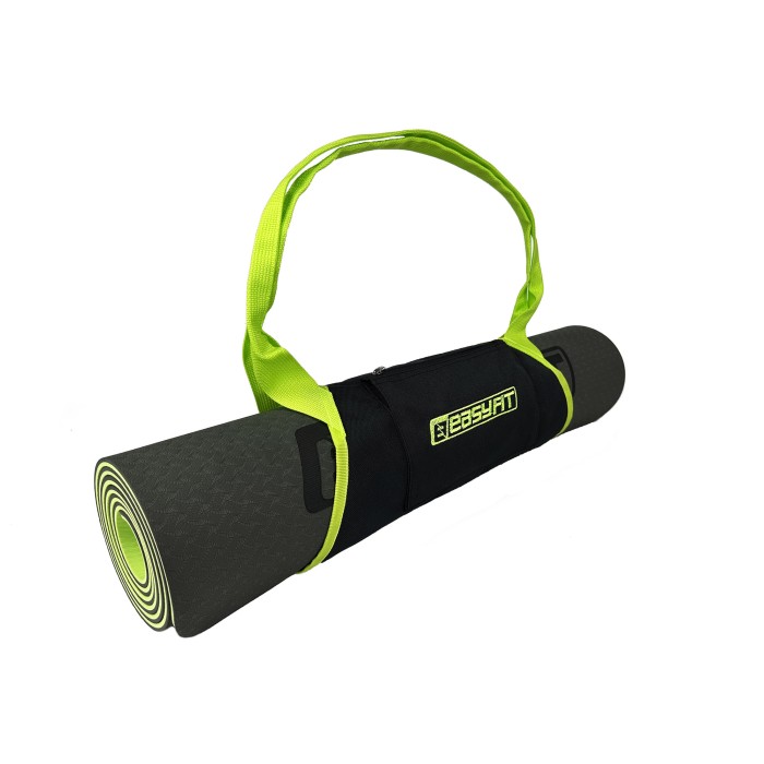 Сумка-переноска EasyFit для йога-коврика Салатовая