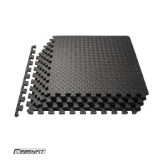 Татамі мат EasyFit SwallowTail 4 шт (60х60х1 см) пазл хвіст ластівки з бортиком